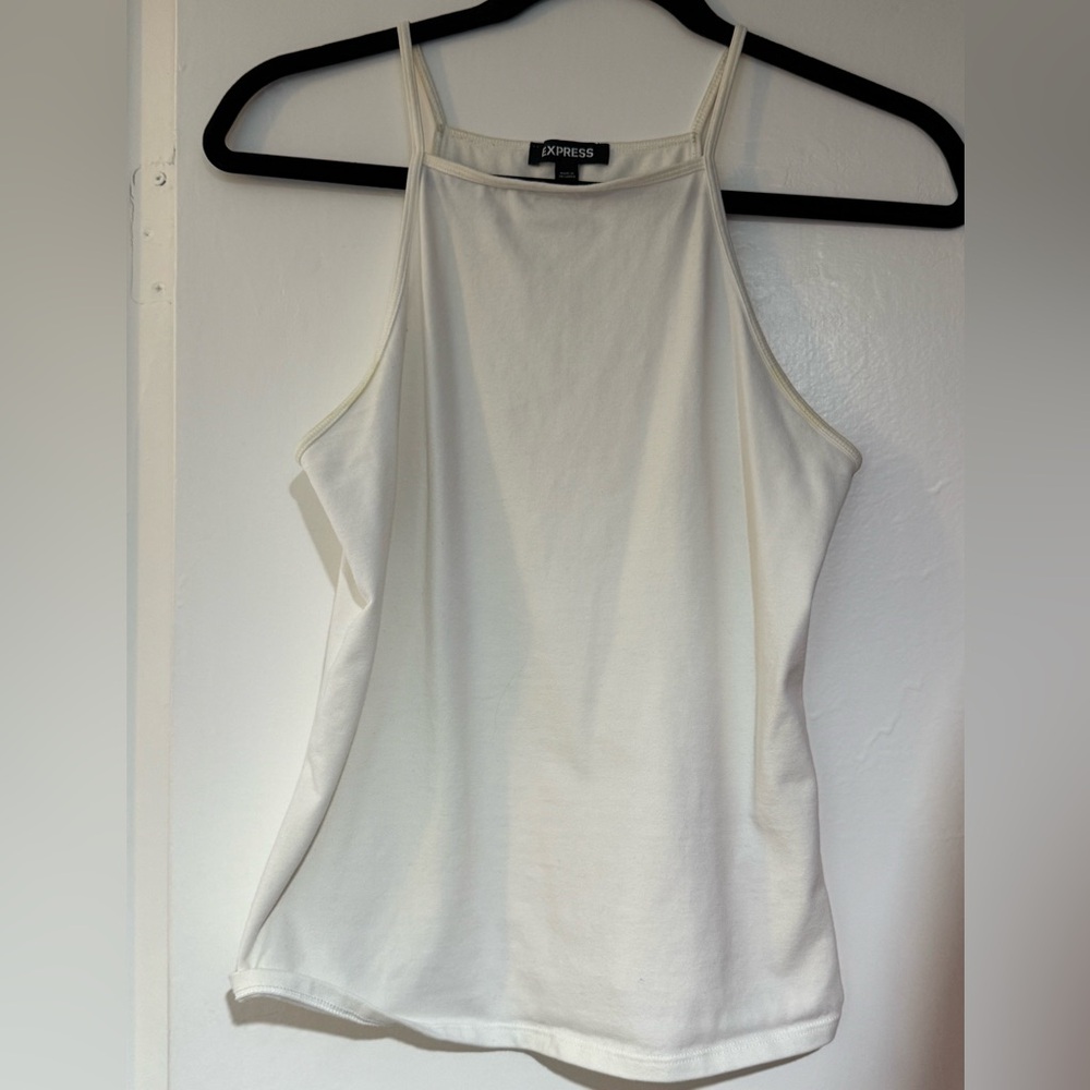 Express Women's White Tank Top